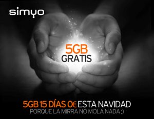 promocion simyo navidad 2017