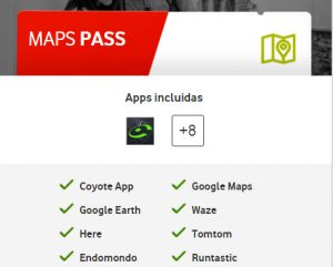 vodafone maps pass 2018