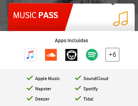 vodafone music pass