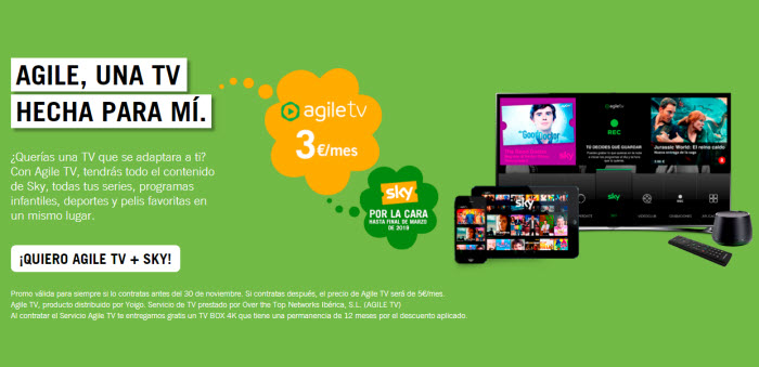 Agile TV Yoigo 2024: Opiniones y Canales de TV Box 4K