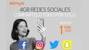 simyo bono redes sociales