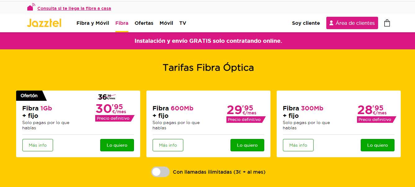 black friday jazztel fibra