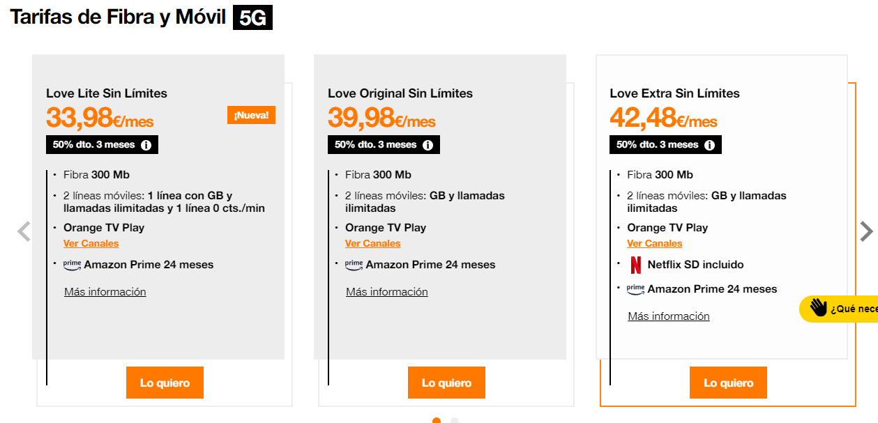 black friday orange tarifas love