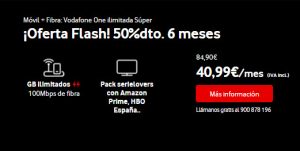 vodafone black friday fibra y movil