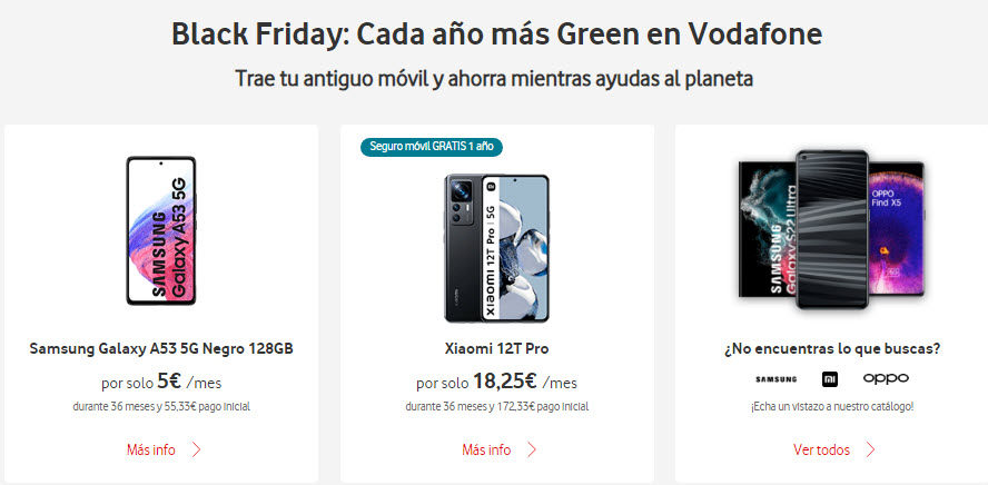 vodafone black friday movil