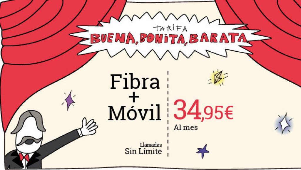 mejores tarifas fibra y movil