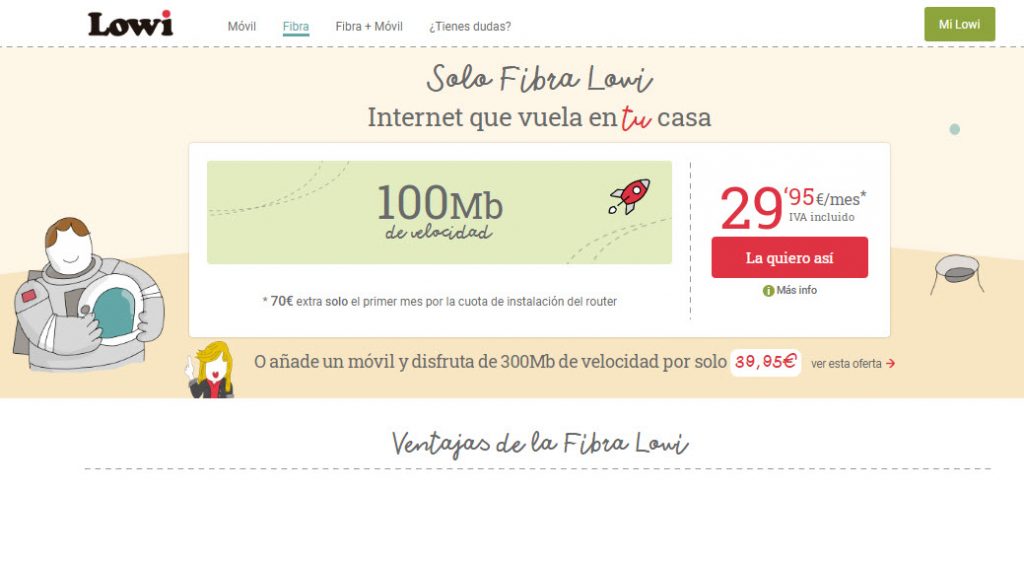 mejores tarifas internet España