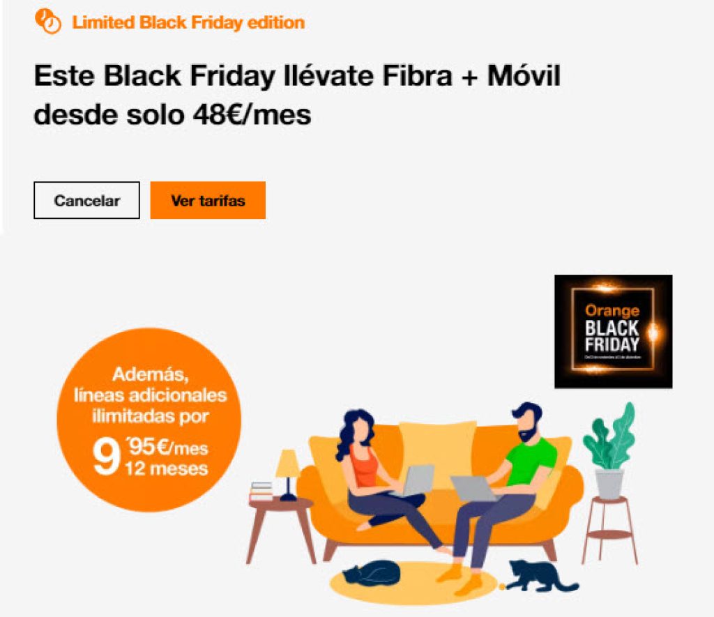 Orange Black Friday